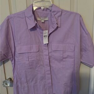 Loft women’s Purple Shirt